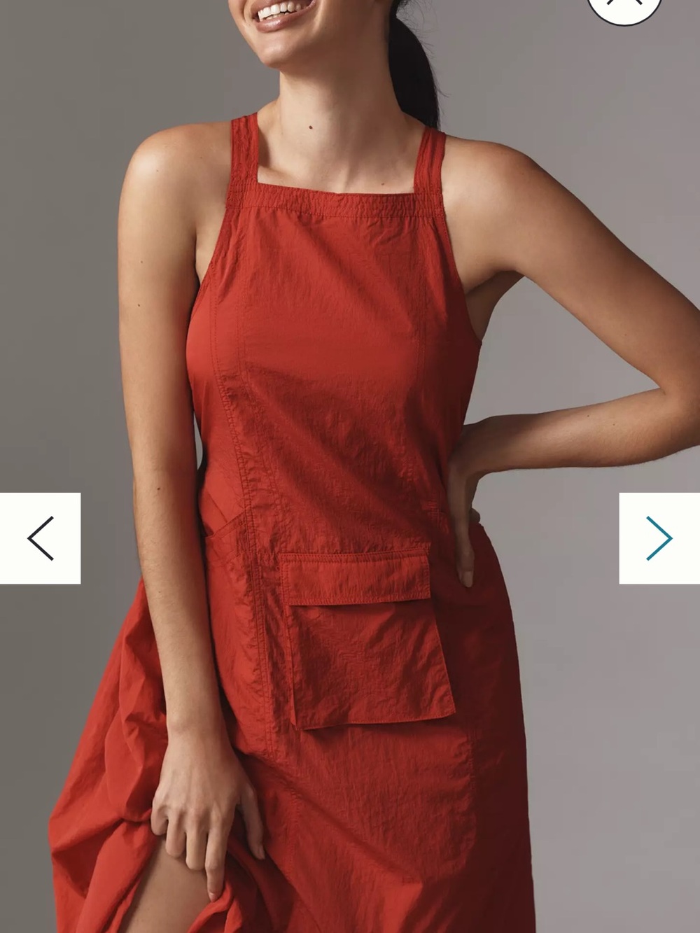 Daily Practice by Anthropologie Red Hem  Dress - Picture 2 of 10